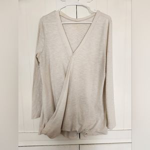 Latched mama snap front sweater